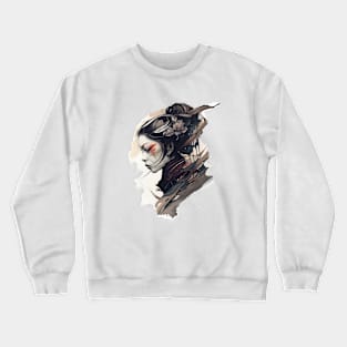 Woman portrait Crewneck Sweatshirt